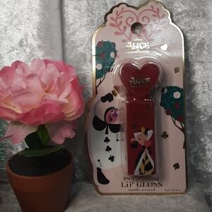 Alice In Wonderland Limited Addition Moisturizing Lip Gloss Vanilla Scent N.W.T.